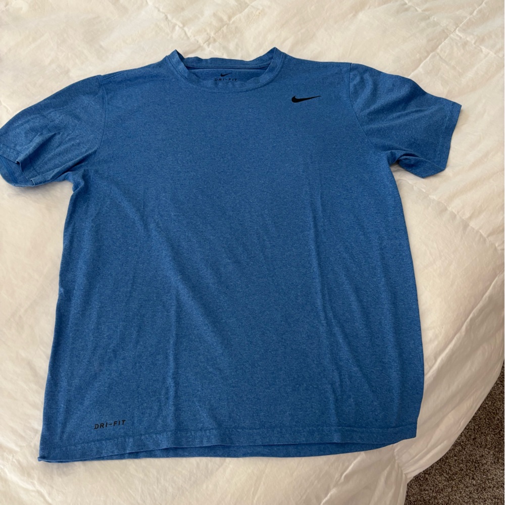 Nike Dri-FIT Heathered Blue Tee